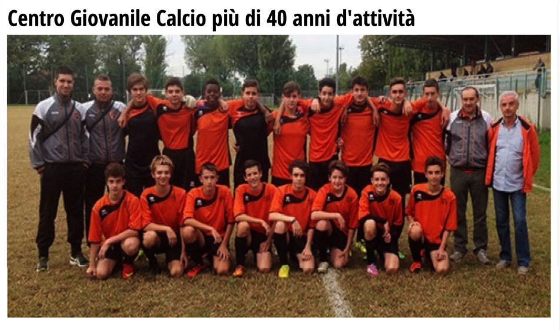 CENTRO GIOVANILE CALCIO su LEGNANONEWS