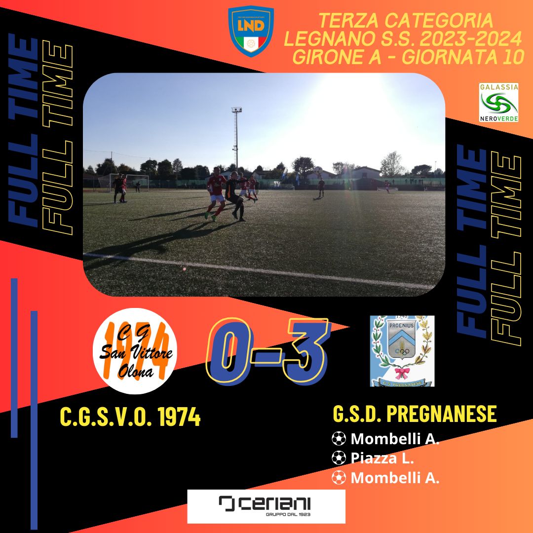 C.G.S.V.O. – G.S.D. PREGNANENSE: 0-3