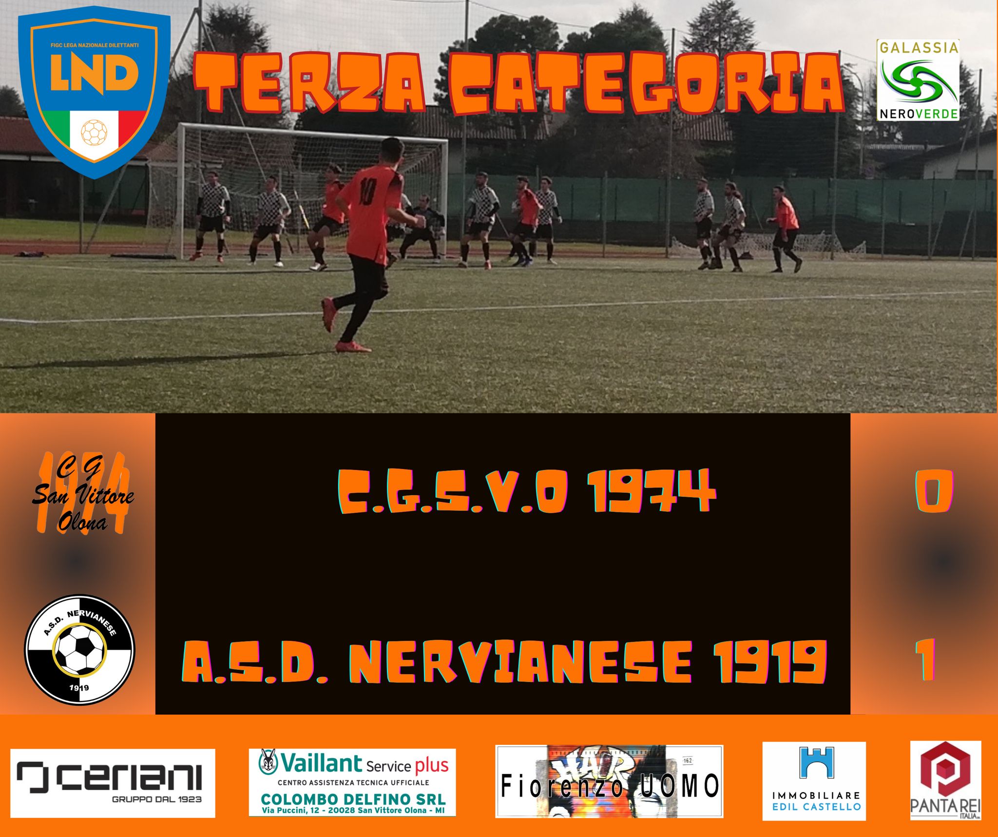C.G S.V.O. – U.S. Nervianese: 0-1