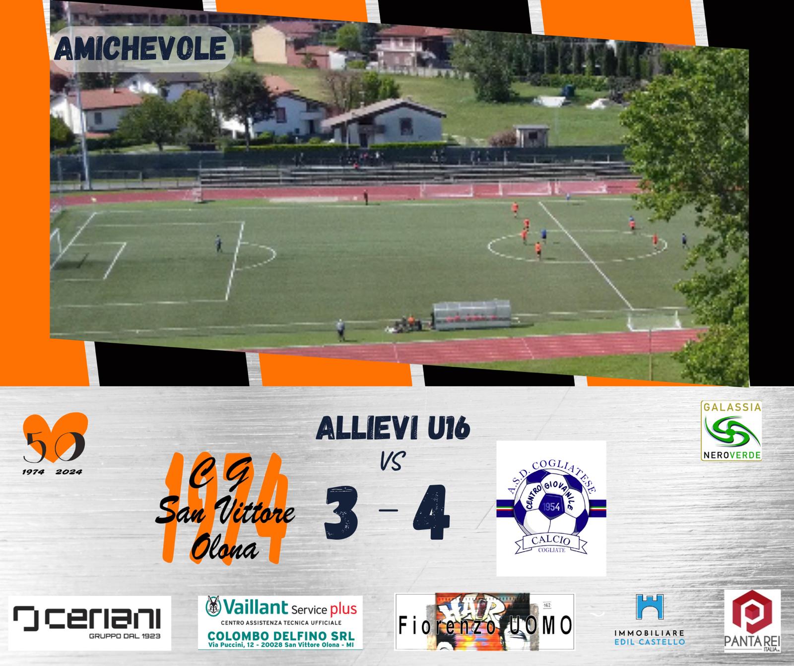 Amichevole CGSVO 2008 – Cogliatese 3-4