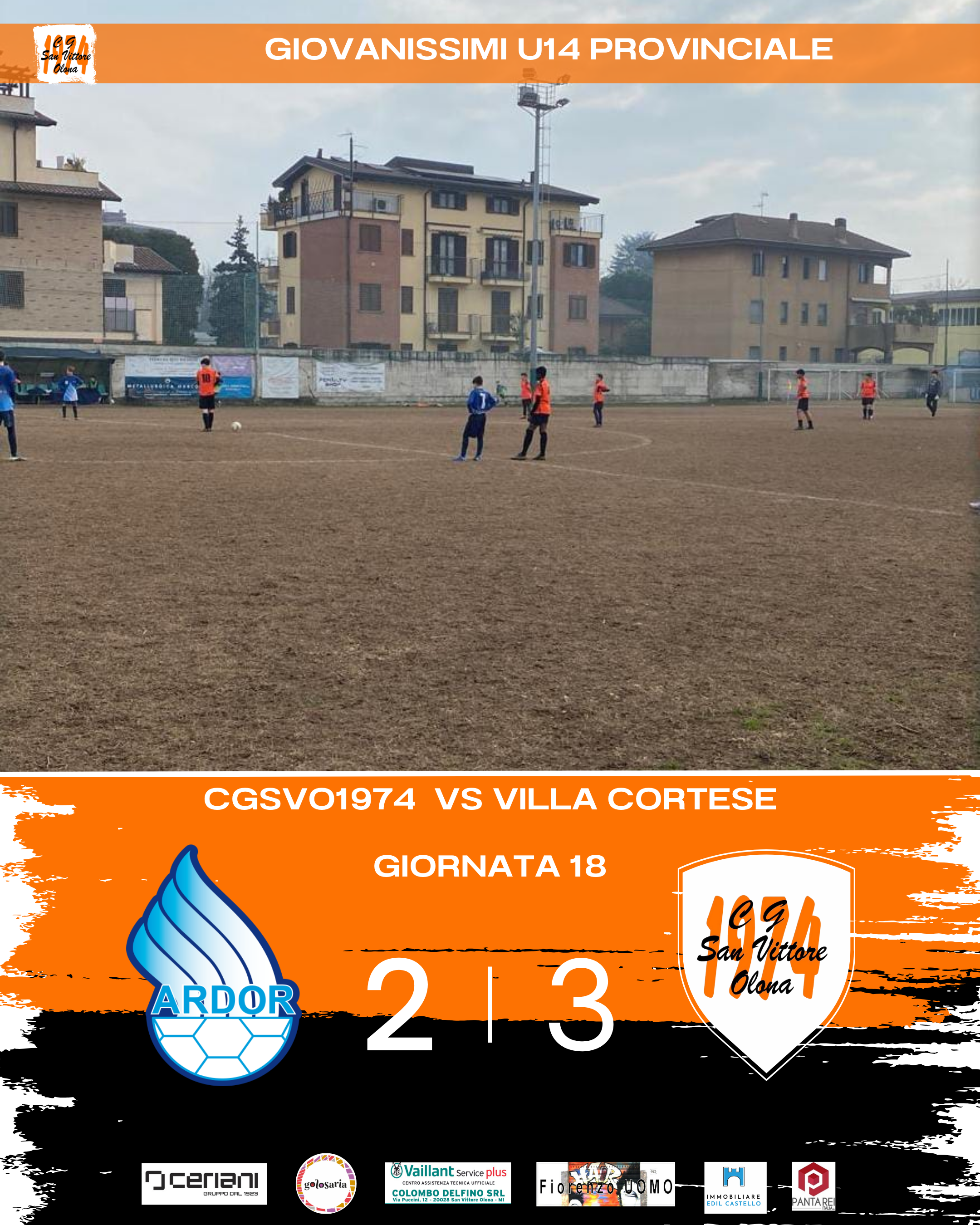 Vittoria sofferta e meritata: il San Vittore supera l’Ardor 3-2