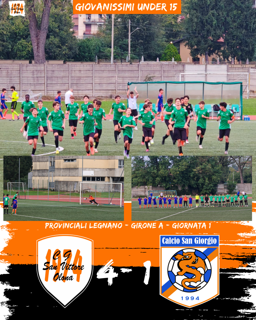 Partenza col piede giusto: U15 a segno nella prima di campionato!