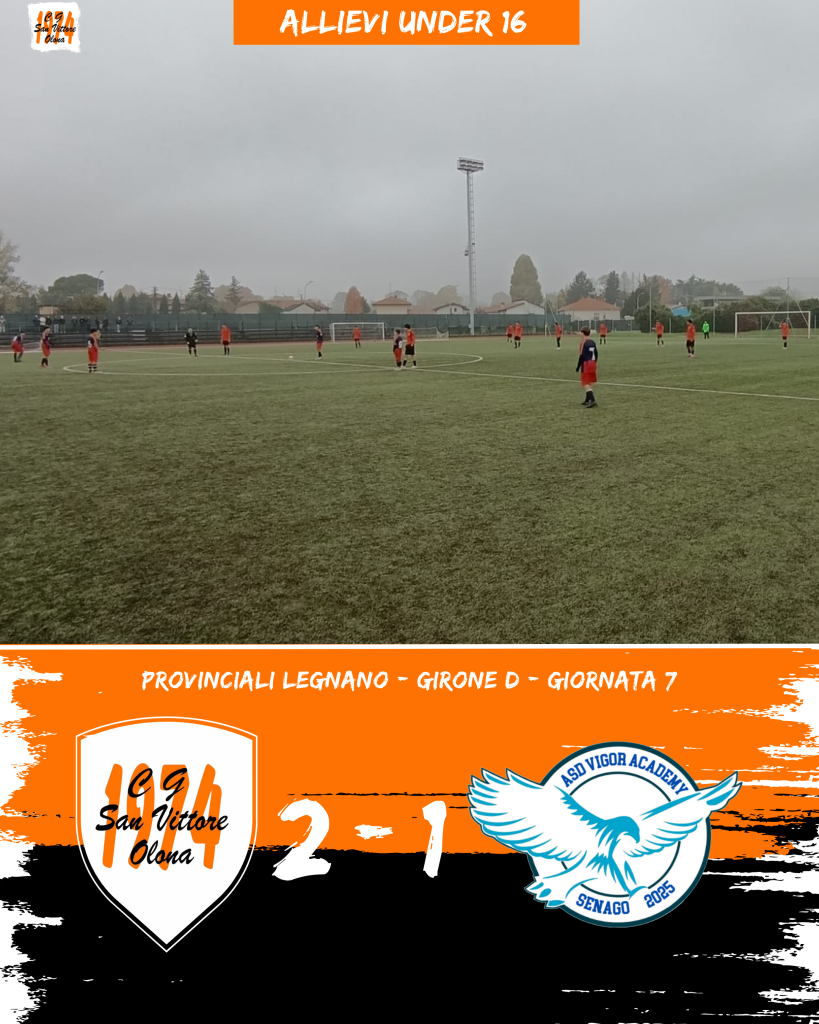 Vittoria sofferta ma meritata contro la Vigor Academy Senago 💪🧡🖤