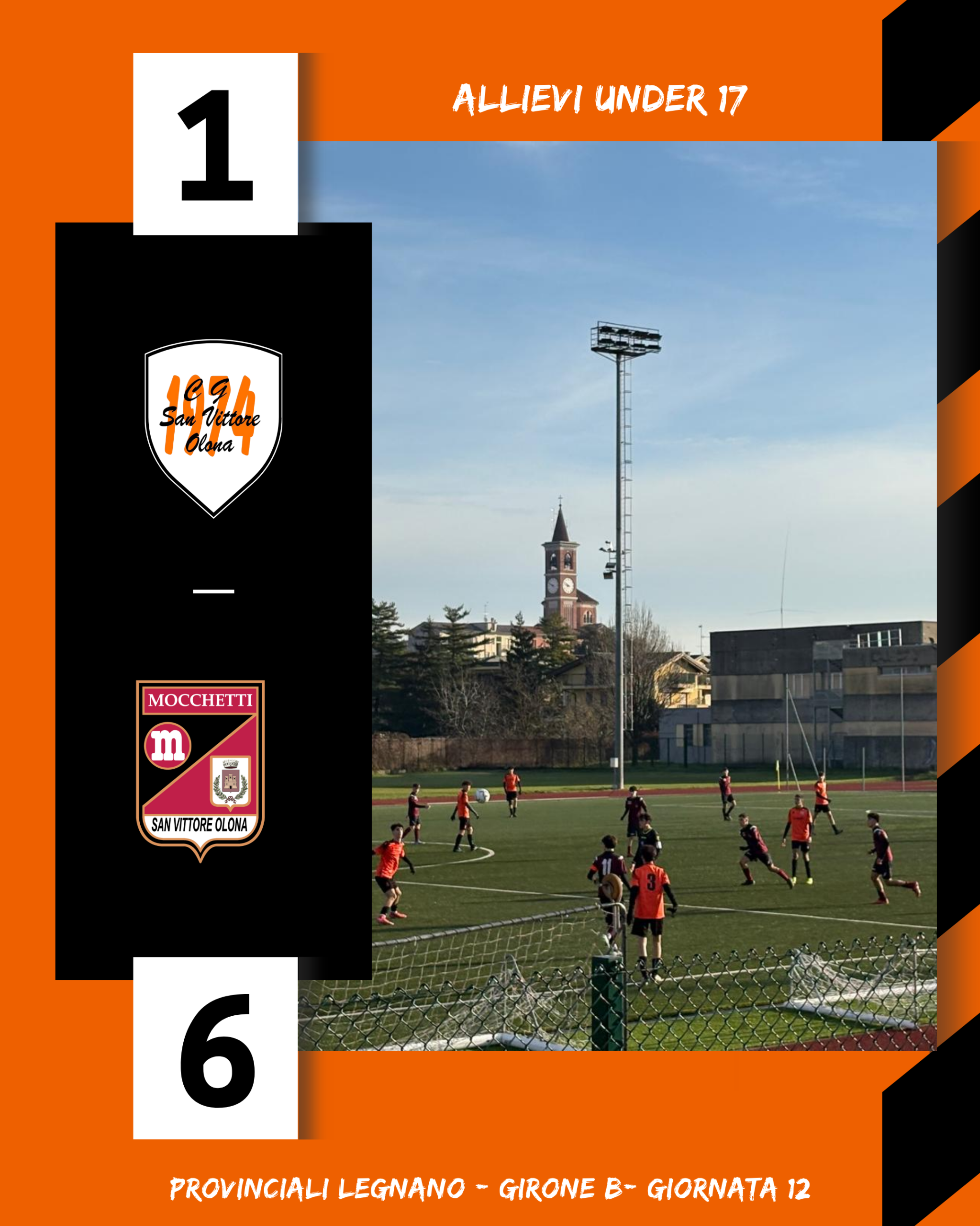 UNDER 17 – Sconfitta interna contro la Mocchetti: gara in salita sin dall’inizio