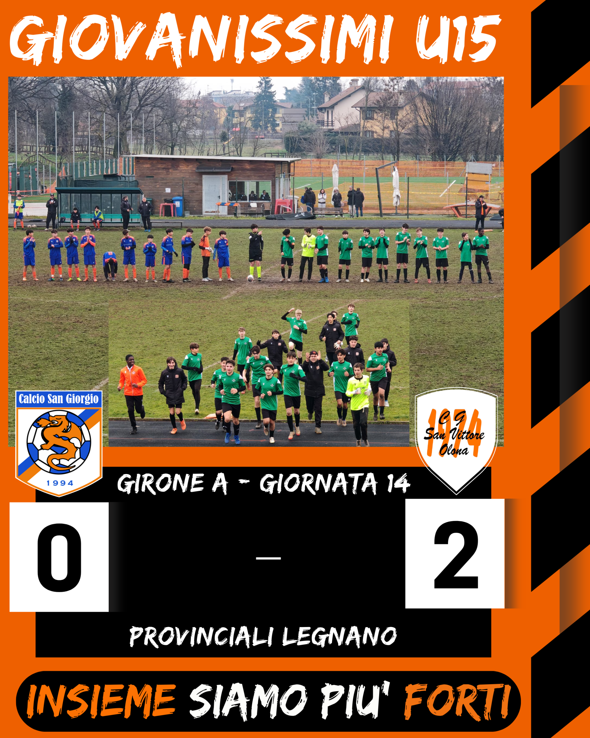 U15 corsari a San Giorgio: vittoria e ottimo avvio di ritorno