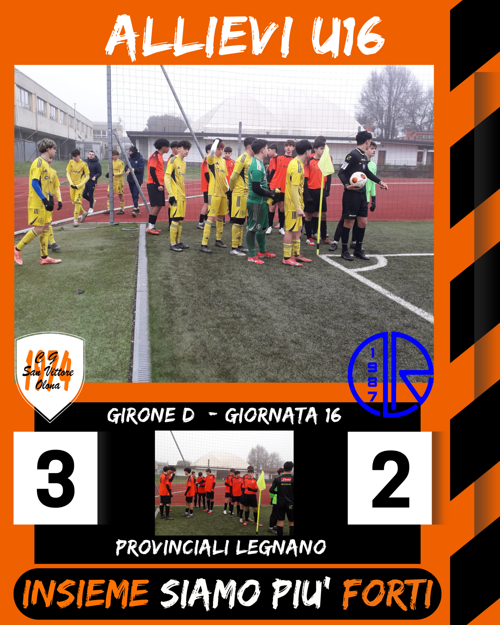Cuore e nervi saldi: gli Allievi U16 tornano al successo contro l’Oratorio Lainate