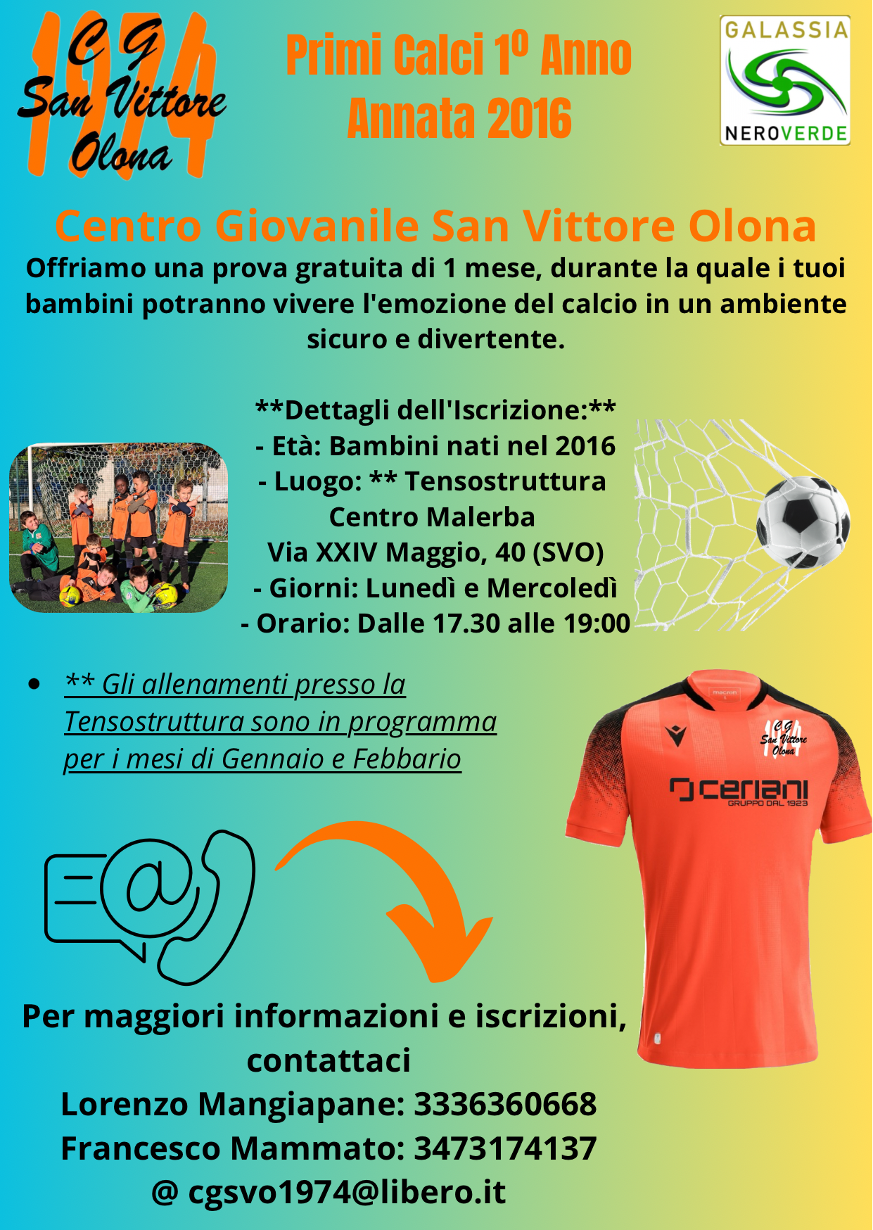Unisciti alla Nostra Squadra! Aperte Selezioni per diverse Annate!