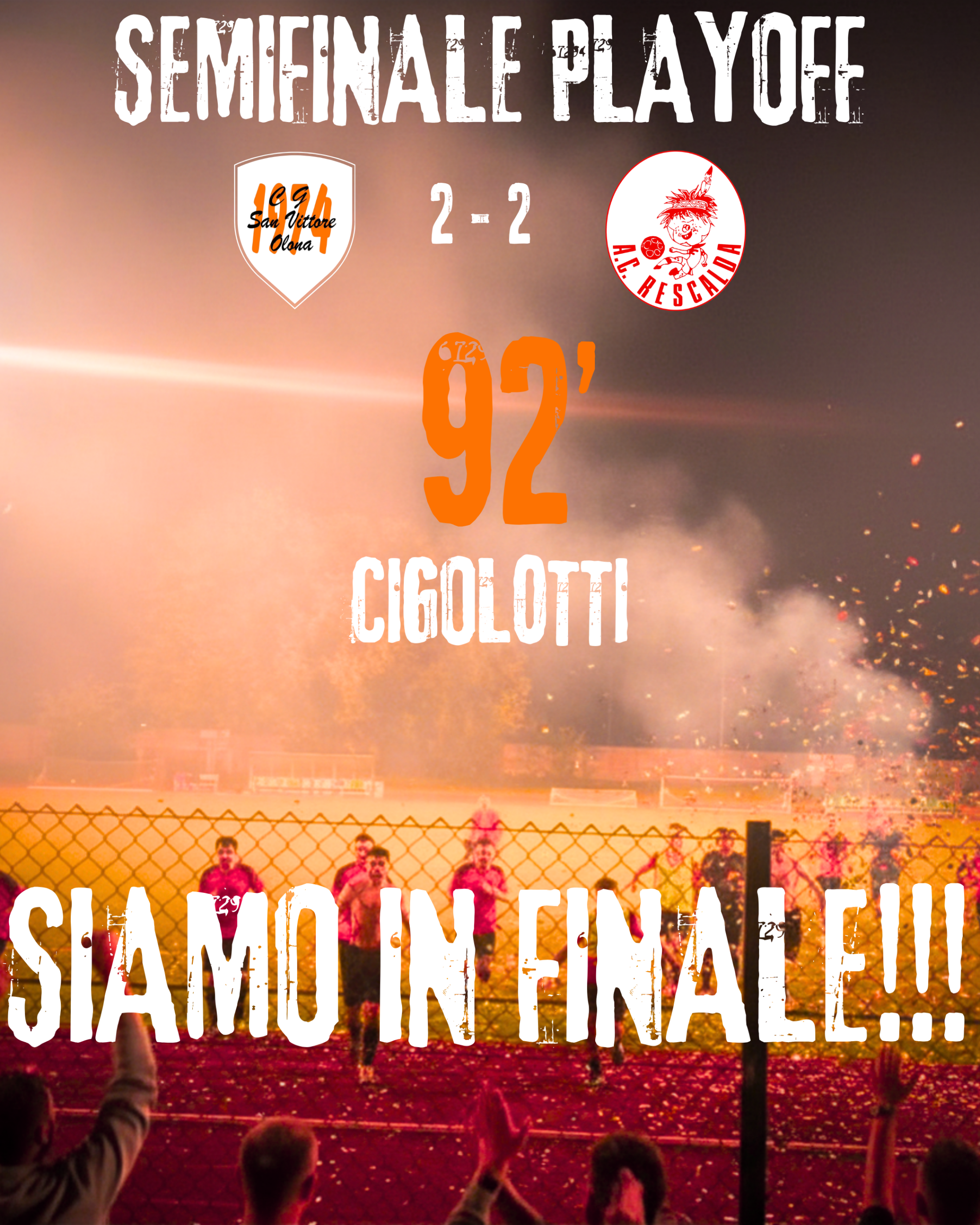 Un finale da brividi: il San Vittore vola in finale playoff