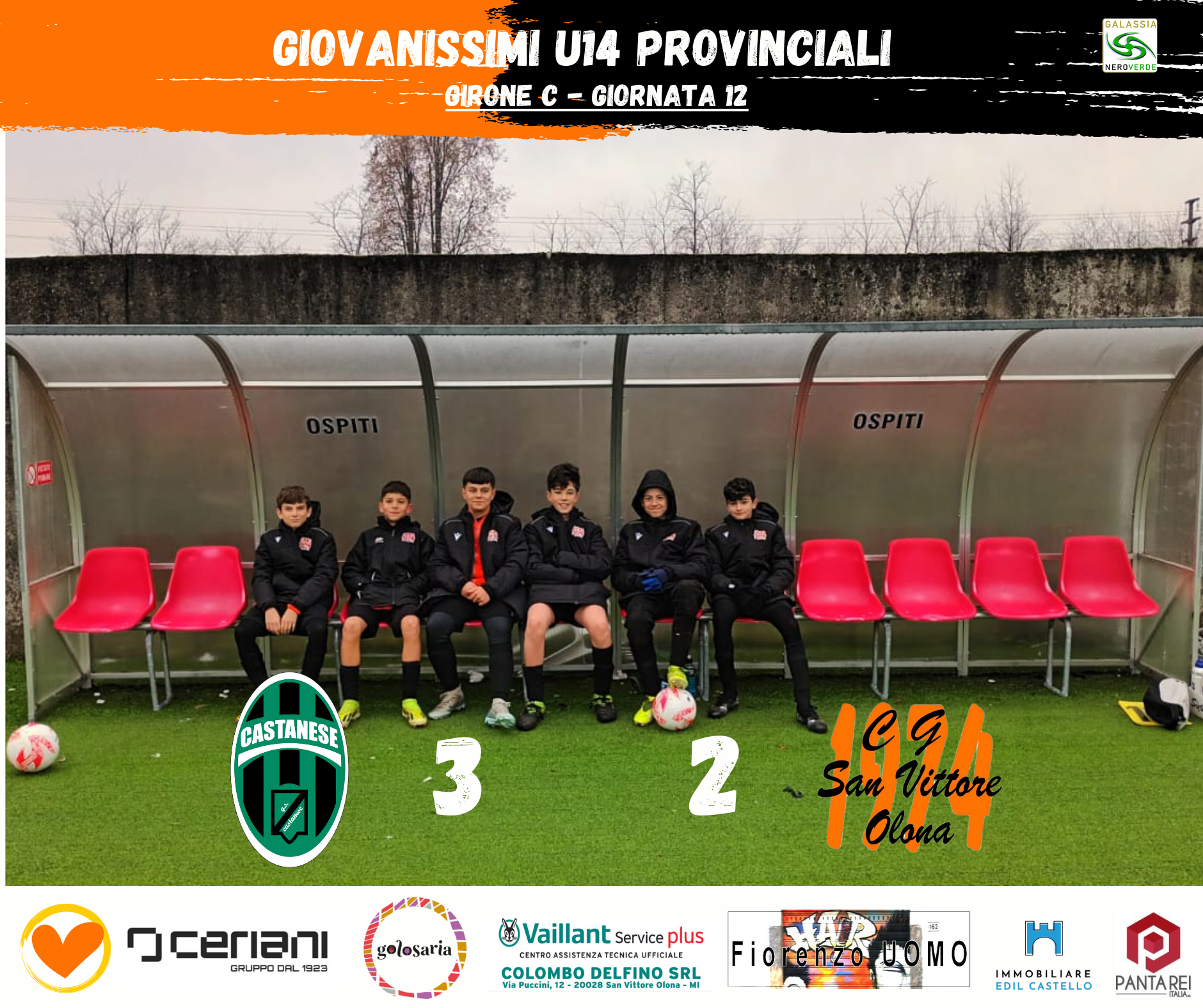 Sconfitta amara contro la Castanese ⚽️